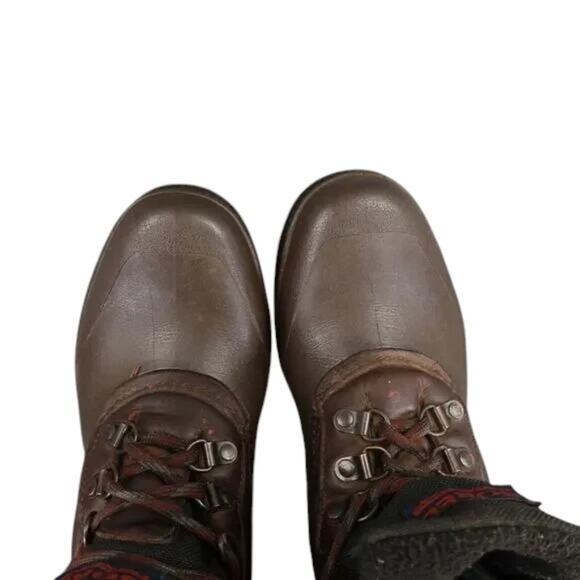 Sorel Shoes Womens 7 Boot Winter Snow Vintage Kaufman Leather Lace Up Lined Warm - Picture 10 of 15